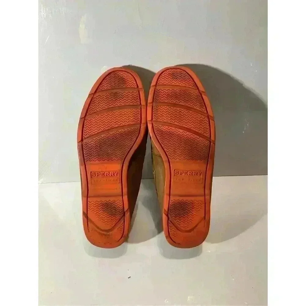 Sperry Topsider Boat Shoe Leather Slip on Mens Size 7